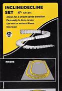 Woodland Scenics ST1411 Foam 4% Incline/decline set. 0-100mm