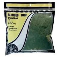 Woodland Scenics T49 Blended Turf, Green blend (Bag)